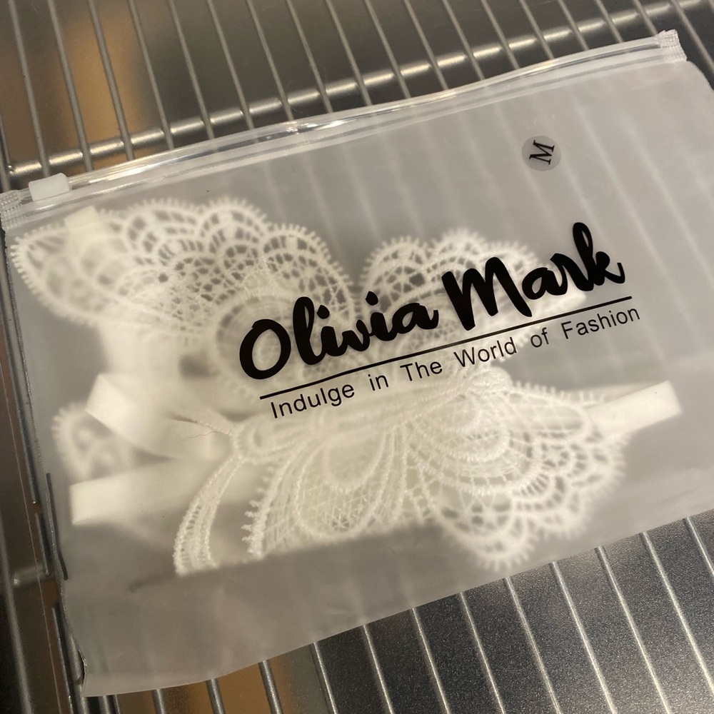 Olivia M White Lace Panties